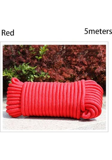 Renkler Dış Mekan Aleti Çap 3mm Paraşüt İpi Kordon İpi Çadır İpleri Paraşüt İpleri 550 İp Hayatta Kalma Kiti Kırmızı