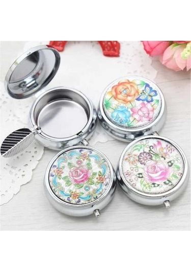 Ulzyvf Yuvarlak Taşınabilir Tablası Sigara Şekil Renkli Mini Metal Küllük Çevre Dostu Anahtarlık 1 Adet