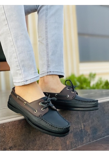 Muggo Dexter Hakiki Deri Erkek Günlük Klasik Casual Ayakkabı