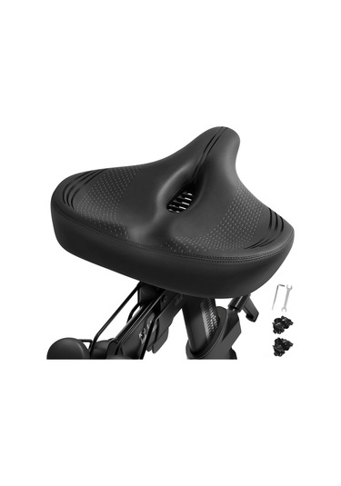 Ranyeek Mountain Bike Yumuşak Dolgulu Oturak Seti - 1x Seat Cushion + 1x Anahtar + 2x Klem Bisiklet Aksesuarı Çok Renkli