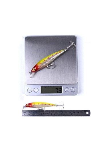 Fochsia 43 Parça Kaliteli Tuzlu Su Yem Seti Yüksek Karbon Çelik Sesli Kancalar İle Alabalık Crank Ve Popper Çeşitli Deniz Balıkçılığı İçin