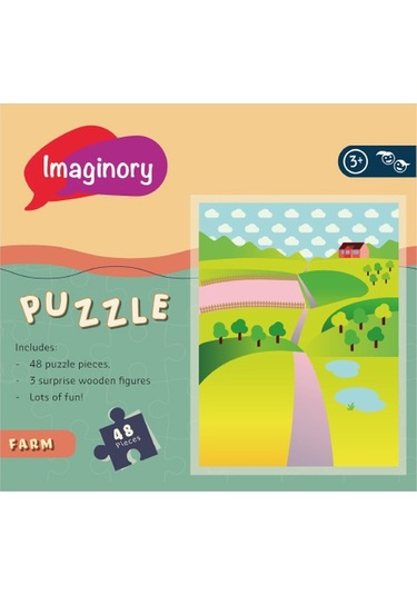 Alice And Grace Imaginory Figürlü Puzzle Çiftlik