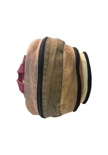 Kaliteli Vintage Disayn Sırt Gezi Çantası New Patchwork 5017 Camel