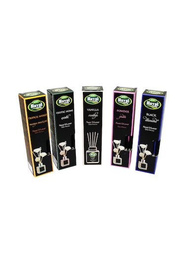 Hayat Alfa Kare Bambu Çubuklu Mix Ortam Oda Kokusu 100 ML