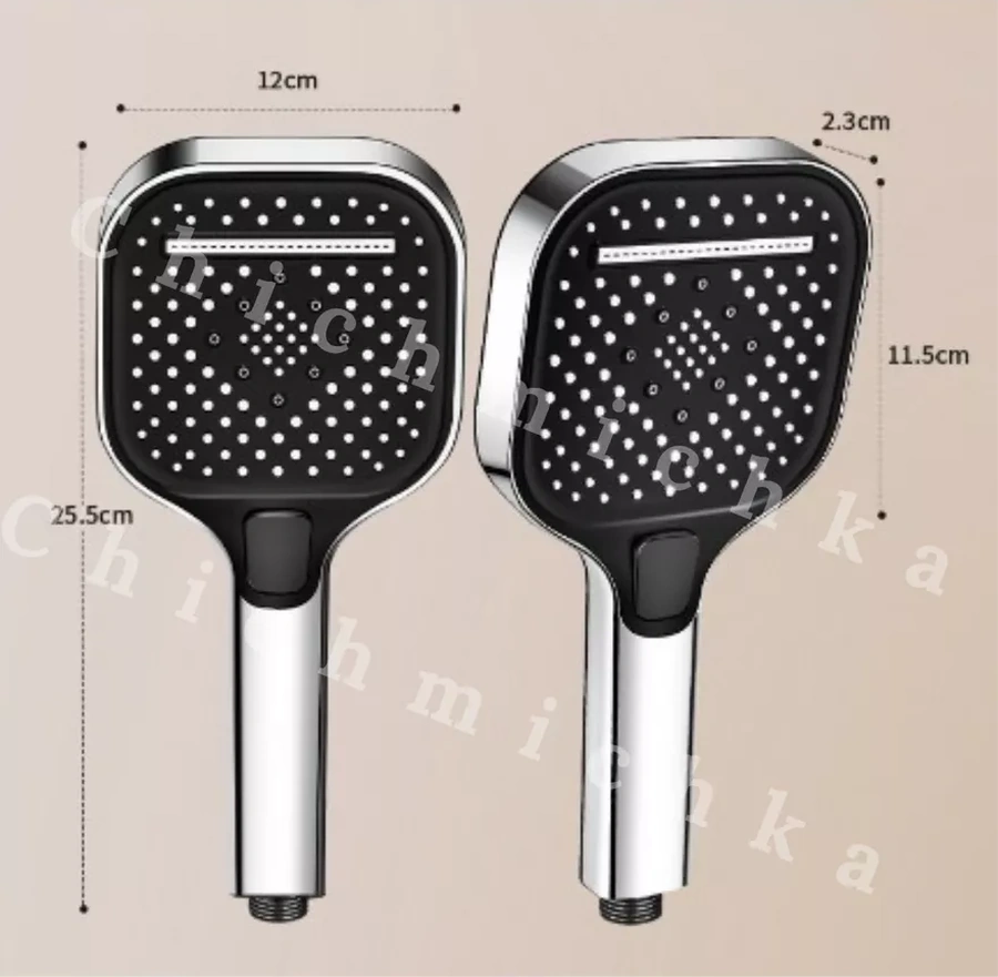 Chichmichka Silikonlu Hortumlu Duş Başlığı 208592937 Gri