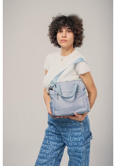 Ççs Kadın 17894 Omuz Ve Sırt Çantası MAvi