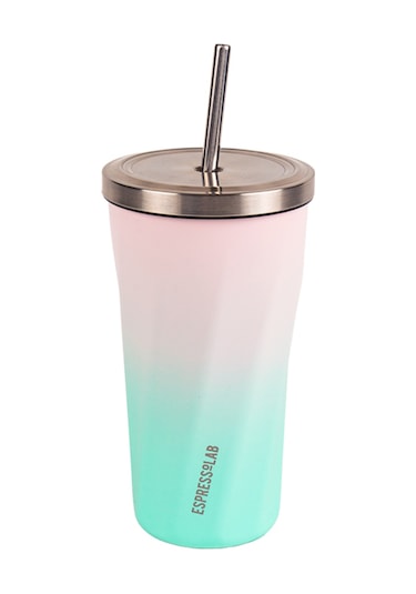 Paslanmaz Çelik Renk Geçişli Pipetli Mug Termos 500 ML No:79