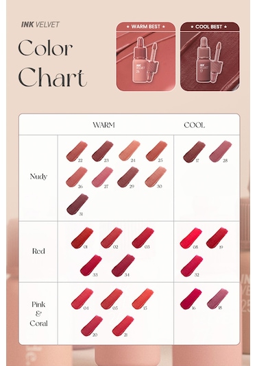 Peripera Ink Velvet Ruj 28 Mauveful Nude