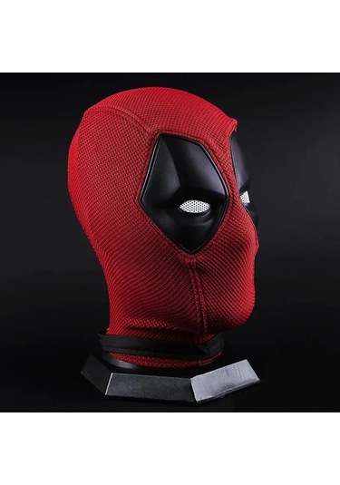 Jl Deadpool Maske Cosplay Kostüm Naylon Başlık Örme Pamuk Örgü