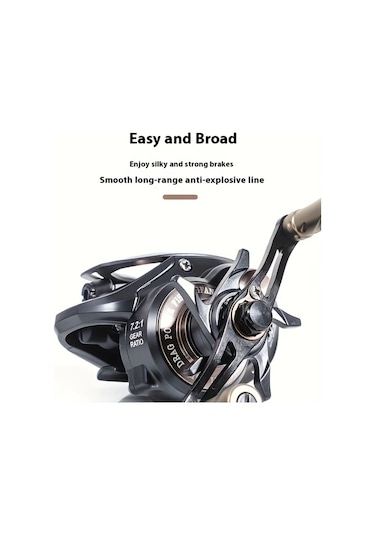 Xuweiwei 1 Adet Ultra Hafif Mikro Damlalı Tekerlek Sağ El Yüksek Hızlı 7.2 Oranı 150g Hafif Alüminyum Baitcaster Ambidextrous Stream Balıkçılık Makarası Derin Şallow Spool