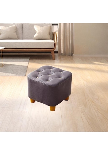 Suntek Giriş Oturma Odası Ev Için Küçük Tabure Mor