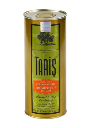 Tariş Kuzey Ege Bölgesi Naturel Sızma Zeytinyağı Teneke 1 L