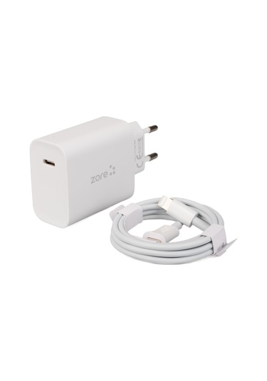 Mobilefix Xmac Serisi X7 Type-c To Lightning Ev Şarj Aleti 20w - Beyaz Beyaz