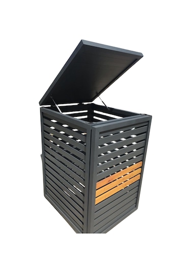 Alüminyum Çöp Kutusu Alüminyum Bahçe Gizleme Kutusu Alüminyum 120 Antasit