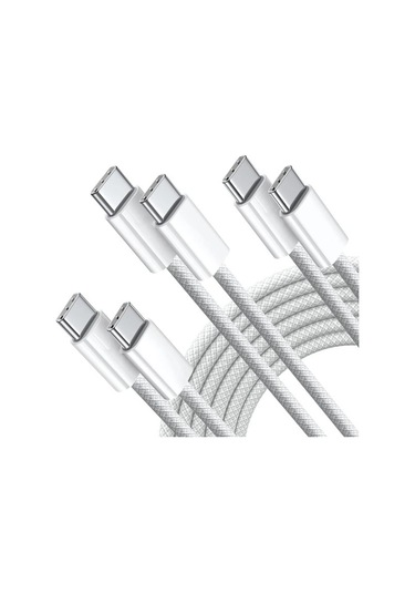 Usb C-kabel För İphone 15 Pro Max İpad Pd 65w 45w 25w Turboladdningskabel Typ C Snabbladdare För Samsung S23 S22 Lila Purple 2m