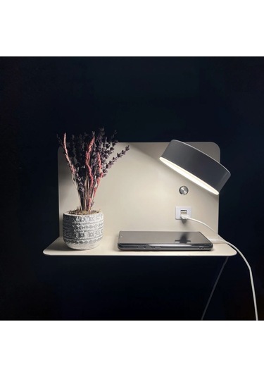 Reading XL Usb - TYPE C Okuma Led Duvar Aplik 32 Cm Mat Siyah