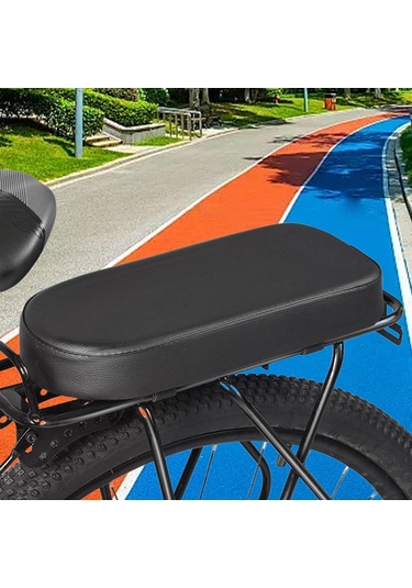 Suntek Arka Raf Koltuk Sünger Yastık Bisiklet Tur Orta Siyah
