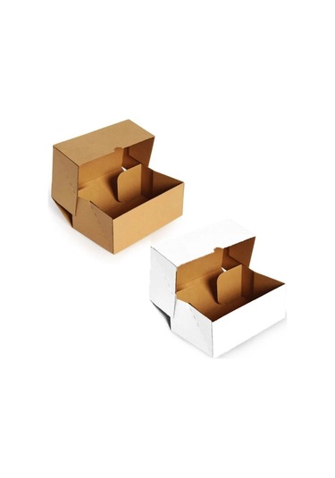 21x21x14 Cm Kesimli E-ticaret Ve Kargo Kutusu 25 Adet
