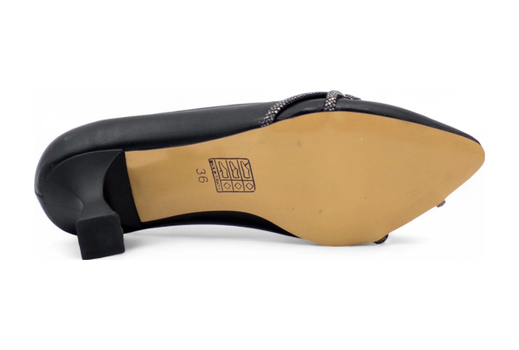 Bilener 0803 Taşlı Kadın Stiletto Siyah