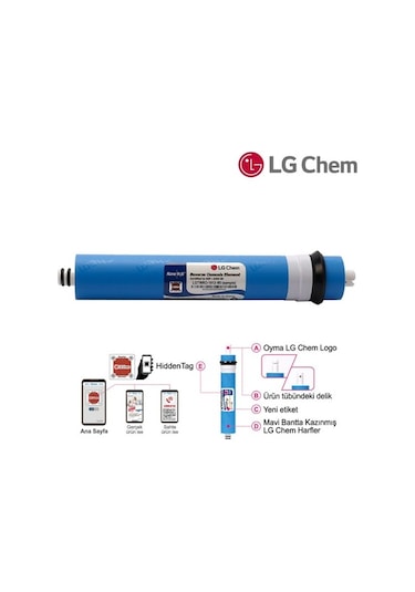 Su Arıtma Cihazı Filtre Seti Lgkuno Membranlı Aqualine 8 Aşamalı (540262196)