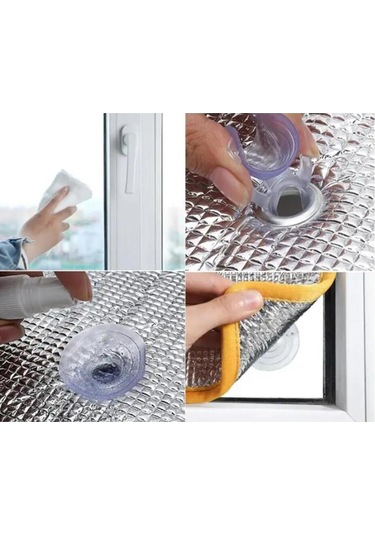 Dolıty Banyo Kapı Balkon Için Alüminyum Folyo Yalıtım 50cmx50cm