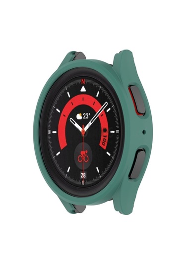 Sones Samsung Galaxy Uyumlu Watch5 Pro 45mm Yarım Kapsama Delikli Pc Koruyucu Kılıf İçin