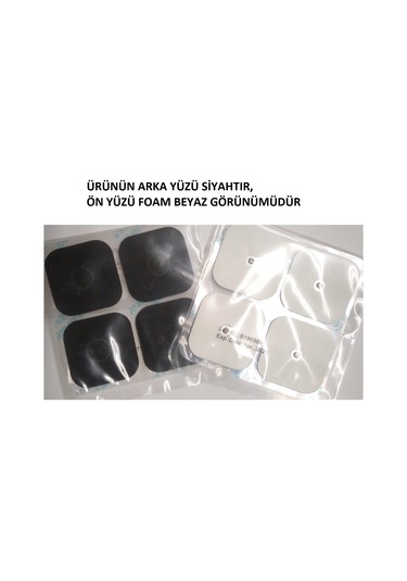 Çıtçıtlı Elektrot Pedi 5 x 5 Cm 3 Pakette 12 Adet