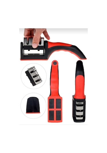 Dalian Home 3 Kademeli Bıçak Bileme Aleti 3 Açılı Bıçak Bileme