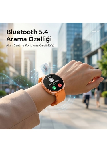 Bix TSW3 42 MM Ultra İnce 1.32" Amoled Ekranlı Akıllı Saat (Distribütör Garantili)