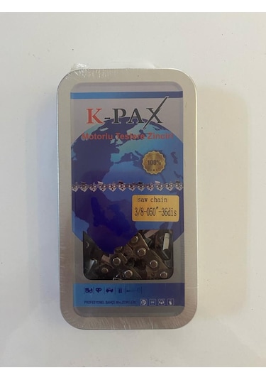 Motorlu Testere Zinciri 3/8 36 Diş Köşeli K-pax