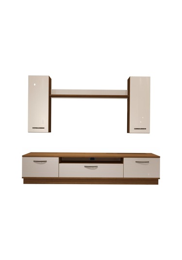 Decoraktiv Trendstyle 5d Slm Tv Ünitesi Tv Sehpası Ceviz - Beyaz