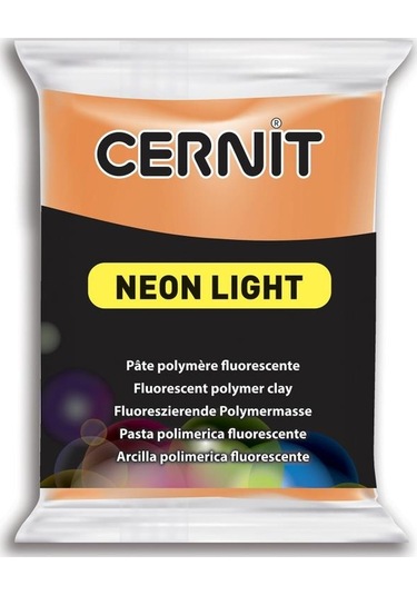 Cernit Polimer Kil Hamuru Neon Light Fosforlu 56gr 752 Orange