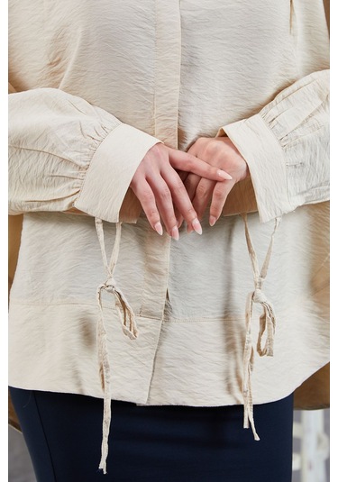 Dparis Kolu Bağlamalı Gömlek