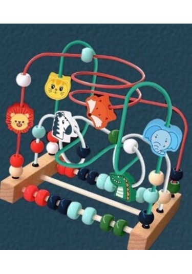 Ximistore9 0-3 Yaş Bebekler İçin Zeka Geliştirici Canlı Figürlü İpucu Oyunu - Çocuklar İçin Eğitici Ve Eğlenceli串珠玩具