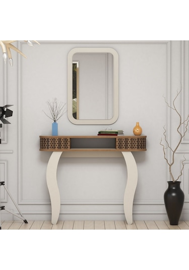 Variant Damla Aynalı Dresuar - Krem