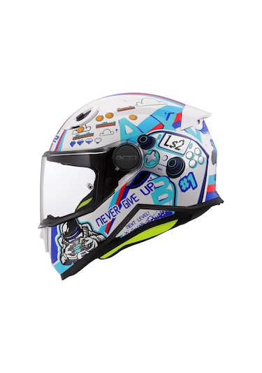 Ls2 Kıd Next Level Beyaz Çocuk Kask Beyaz