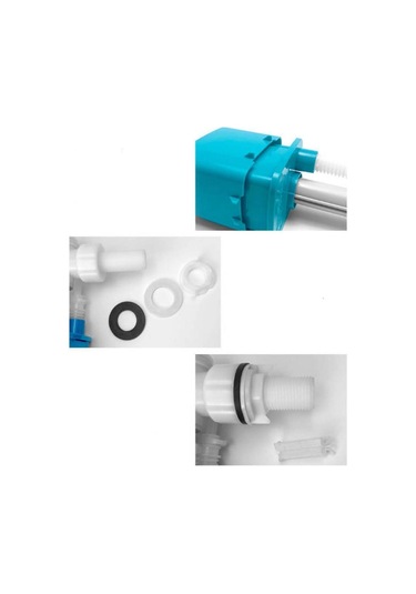 Suntek Banyo Tarafı Girişi Için Valf Montaj Onarma Kısmı Beyaz