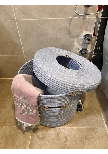 Zengin Design Home Çamaşır Sepeti Zdh-987 Bebe Mavi