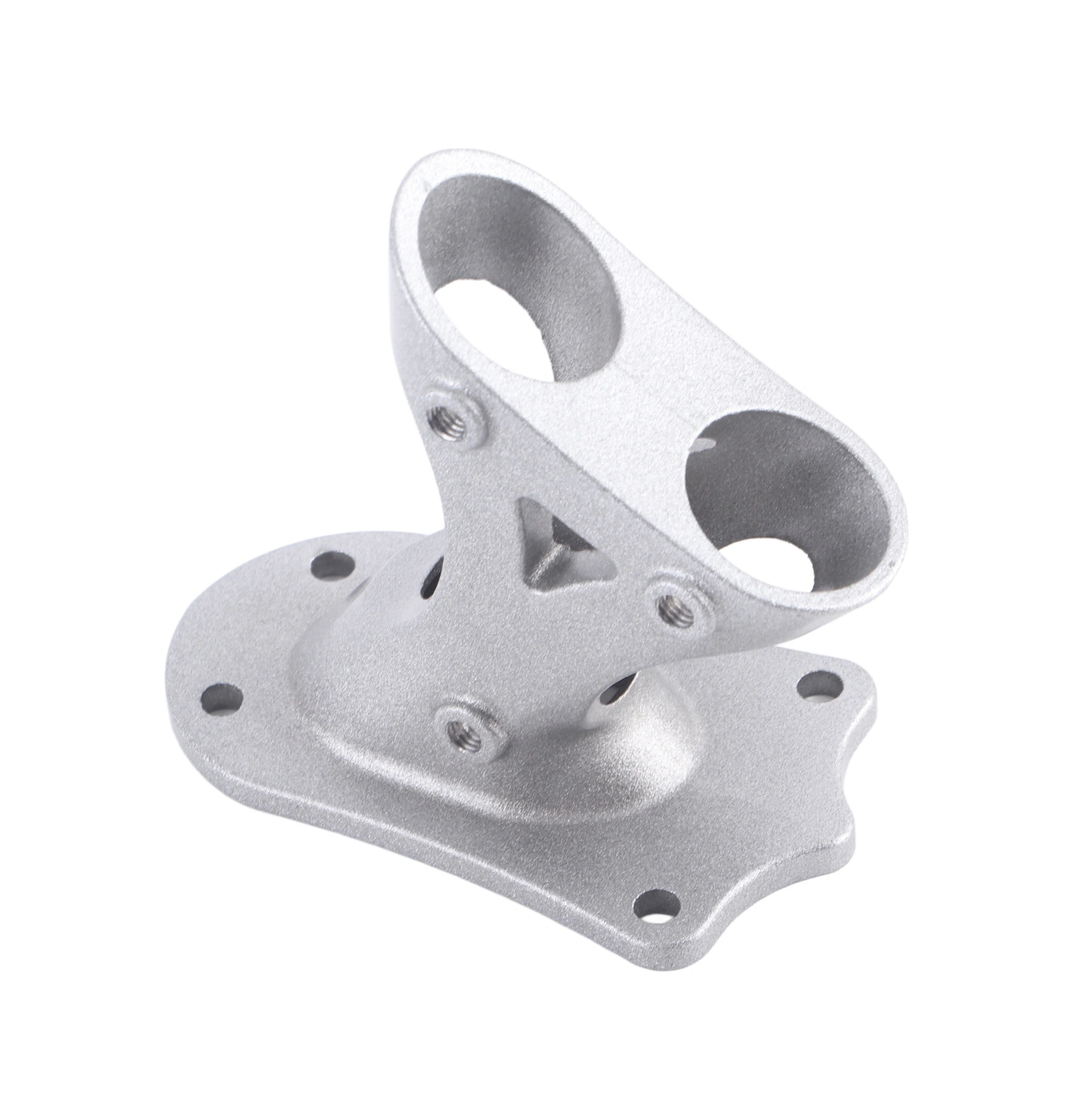 Vkemall Alüminyum Bayrak Direği Tutucu, Çift Delikli 45 Derece, Pas Koruyucu, Dış Mekan Sabitlenmesi, Ev/ Balkon/ Duvar Uygulaması