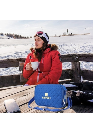 Didadodo Usb Isıtmalı Çok Amaçlı Taşınabilir El Çantası - 4 Zamanlı Ayarlanabilir Sıcaklık Siyah Siyah