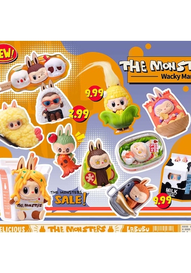 Pop Mart - Orijinal The Monsters Wacky Mart Serisi Bluetooth Telefon Kulaklığı Kutusu