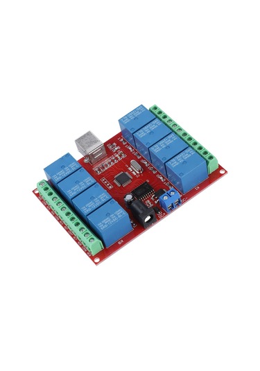 Konesam 8 Yollu 12v Usb Kontrollü Bilgisayar Röle Modülü - Stabil Bağlantı, Çift Güç Girişi, Wın7/xp Desteği