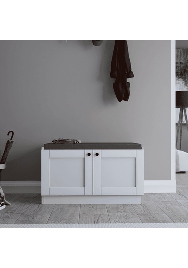 Lucas Ayakkabılık/bench Minder Dahil Beyaz