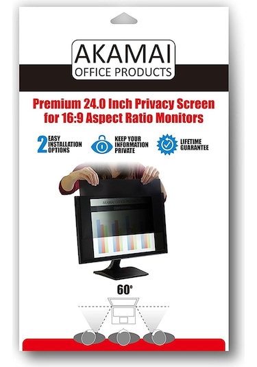 Akamai Ekran Gizlilik Filtresi 24"