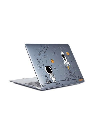 Enkay Macbook Pro 16" Desenli Tasarım Koruyucu Laptop Kılıfı Astronot No.1