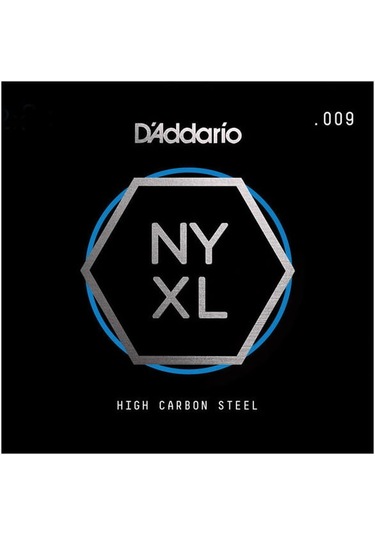 D'addario High Carbon Steel Single String Tek Tel 009 - Nys009 Ele