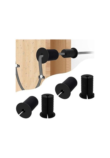 Homyl 6 Adet Kablo Yönlendirme Grommet& 39 İ Starlink Siyah