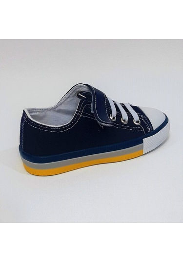 Fiyra 9002 Lacivert Keten Sneaker Cırtlı Çocuk Spor Ayakkabı Lacivert