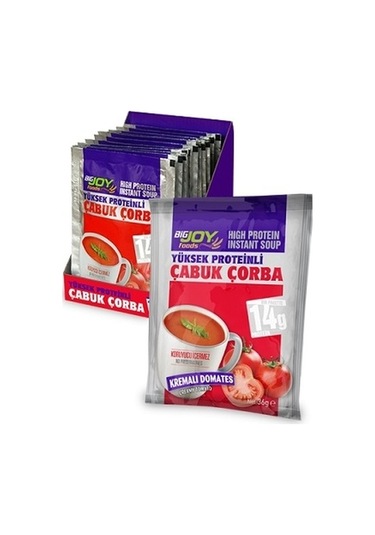 Big Joy Proteinli Çabuk Çorba 30 G 12 Adet Mercimek