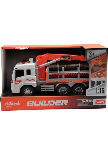 Ceren Ctoys Sesli Işıklı Kütük Taşıyıcı Vinç Kamyon Wy300f